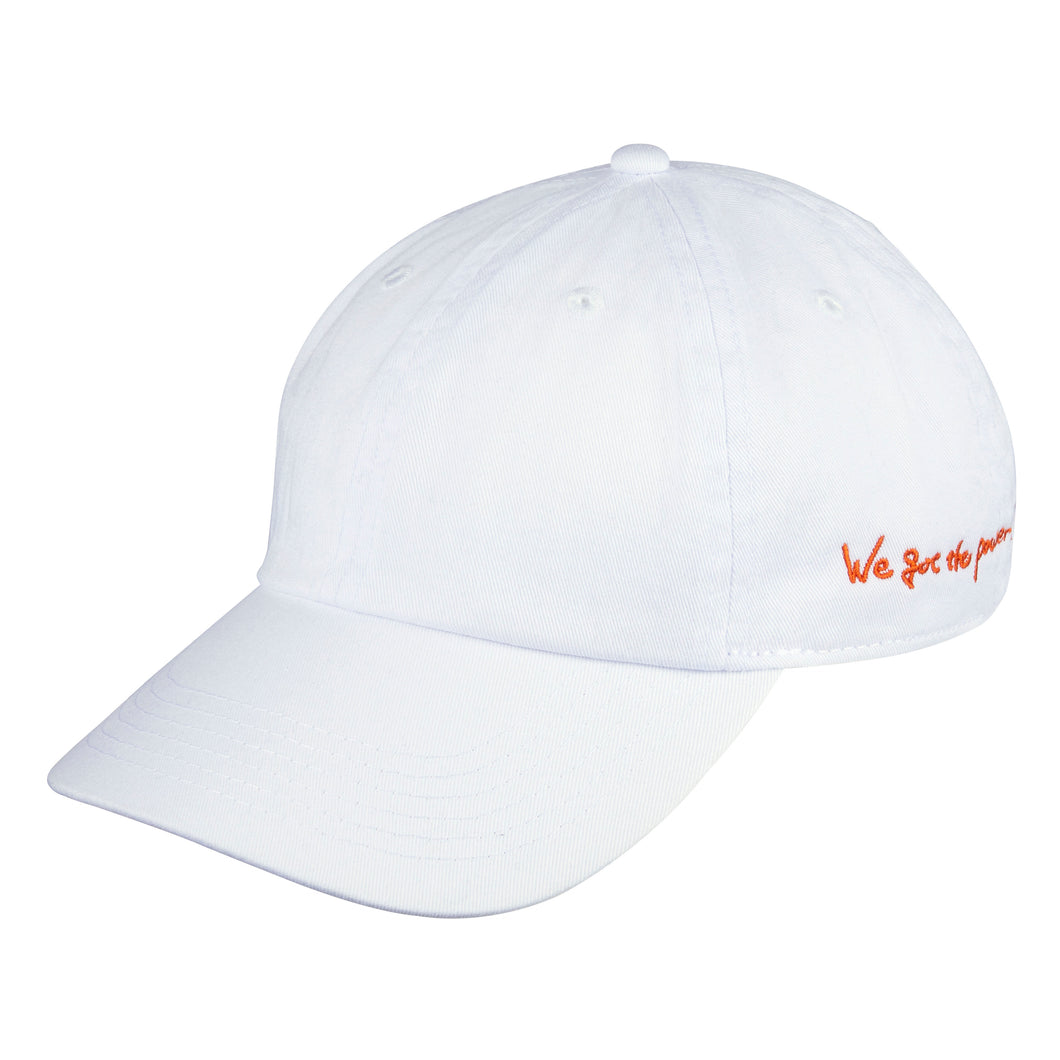 We got the cap WHITE